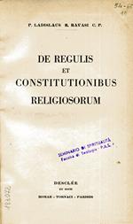 De regulis et constitutionibus religiosorum