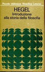 Introduzione alla storia della filosofia. Prefazione e conclusione di L. Pareyson