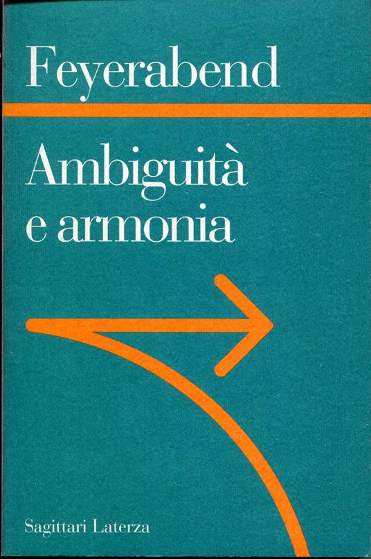 Ambiguità  e armonia : lezioni trentine, a cura di Francesca Castellani - copertina