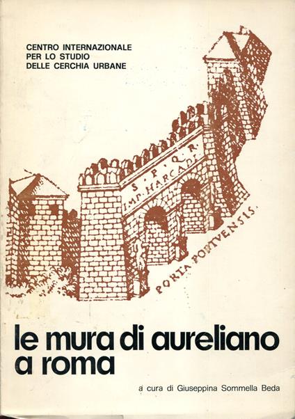 Le mura di aureliano a Roma - copertina