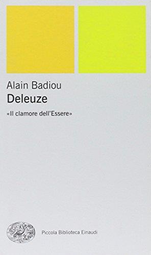 Deleuze. «Il clamore dell'Essere» - copertina