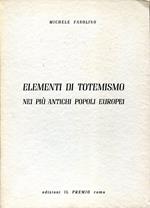 Elementi di totemismo nei più antichi popoli euopei