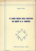 Le classi sociali nella dialettica dei gruppi di G. Gurvitch