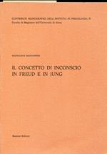 Il concetto di inconscio in Freud e in Jung