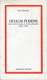 Oculus pudens : venti anni di poesia di Andrea Zanzotto, 1957-1978