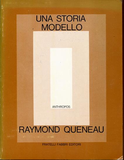 Una storia modello - Raymond Queneau - copertina