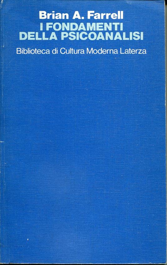 I fondamenti della psicoanalisi - copertina