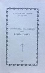 La conoscenza dell'ambiente quale realt