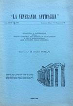 La veneranda anticaglia. 1966 n. 1 - 2