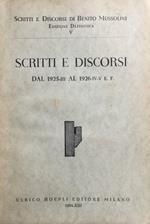 Scritti e discorsi dal 1925-III al 1926-IV-V E. F