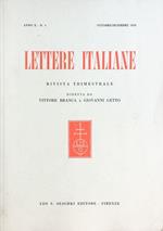 Lettere italiane (rivista) 1958 n. 4