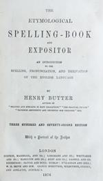 The etymological Spelling book and expositor