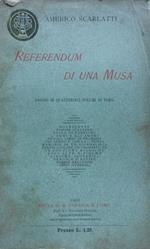 Referendum di una musa. Saggio di quattordici volumi di versi