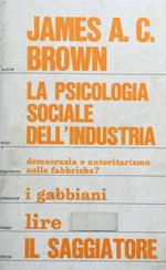 La psicologia sociale dell'industria. Democrazia o autoritarismo nelle fabbriche?