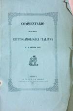 Commentario della società crittogamologica italiana 1863