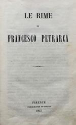 Le rime di Francesco Petrarca