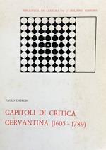 Capitoli di critica cervantina (1605-1789)