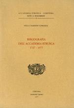 Bibliografia dell'Accademia Etrusca. 1727 – 1977