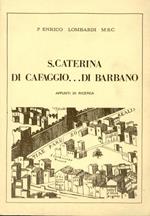 S. Caterina di Cafaggio… di Barbano. Appunti di ricerca