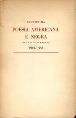 Nuovissima poesia Americana e negra 1949-1953