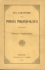 Sul carattere della poesia polono-slava