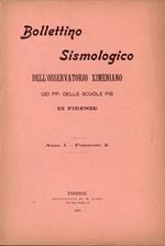 Bollettino sismologico dell'osservatorio Ximeniano dei PP. Delle Scuole Pie 1902