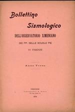 Bollettino sismologico dell'osservatorio Ximeniano dei PP. Delle Scuole Pie 1904