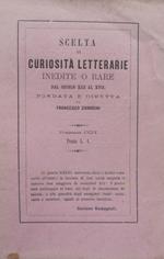 El dyalogo di Salomon e Marcolpho. Scelta di curiosità letterarie inedite o rare dal secoloXIII al XVII