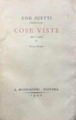 Cose viste, 1921-1923. Tomo 1o