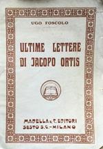 Le ultime lettere di Jacopo Ortis