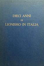 Dieci anni di lionismo in Italia : 1951 - 1961