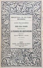 Storia della filosofia. La filosofia del cristianesimo. Parte II. Dalle origini a Nicea