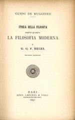 Storia della filosofia. Parte quarta, volume 5. G.G.F. Hegel