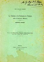 La chimica e la farmacia in Firenze sotto il governo Mediceo : appunti storici
