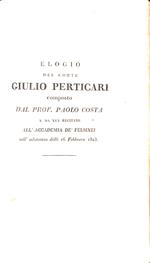 Opere del conte Giulio Perticari. 2 volumi