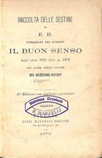 Raccolta delle sestine pubblicate nel lunario Il buon senso dall'anno 1861 fino al 1876