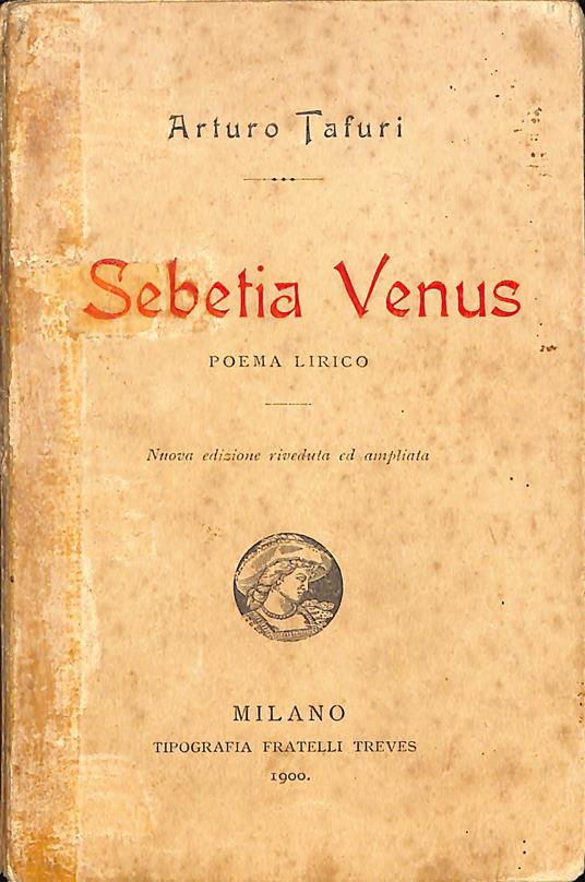 Sebetia Venus : poema lirico - copertina