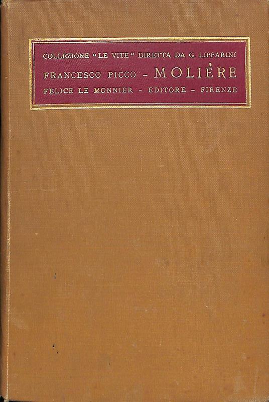 Molière - Francesco Picco - copertina