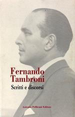 FERNANDO TAMBRONI - SCRITTI E DISCORSI