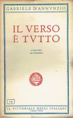 Il verso e' tutto