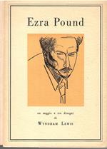 EZRA POUND /UN SAGGIO E TRE DISEGNI DI WYNDHAM LEWIS-1 ° ED. 1958