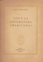 Doren C. Van. - COSàˆ LA LETTERATURA AMERICANA?