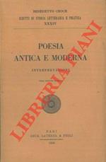 Poesia antica e moderna : Interpretazioni