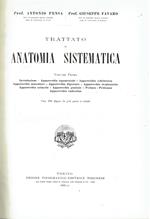 Pensa Favaro - Trattato Di Anatomia Sistematica Volume Primo Utet 1933