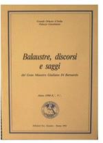 Balaustre, discorsi e saggi del gran maestro Giuliano Di Bernardo