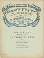 Le veglie di Siena (1604), ovvero i vari umori della musica moderna a tre a quattro a cinque a sei voci