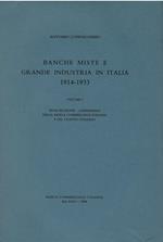Banche miste e grande industria in Italia 1914 - 1933. Vol. I