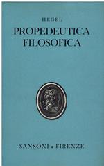 Propedeutica filosofica