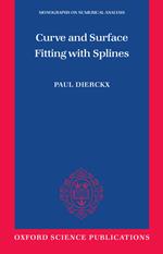 Curve and Surface Fitting with Splines (Monographs on Numerical Analysis)