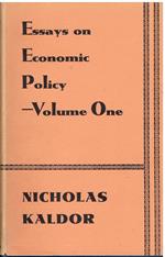 Essays on Economic Policy: I. Policies for Full Employment, II. the Control of Inflation, III. the Problem of Tax Reform (Volume 1)